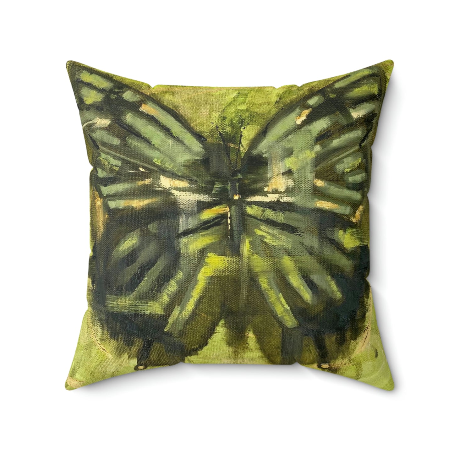 Green Butterfly Throw Pillow | Home Decor | Living Room Decor