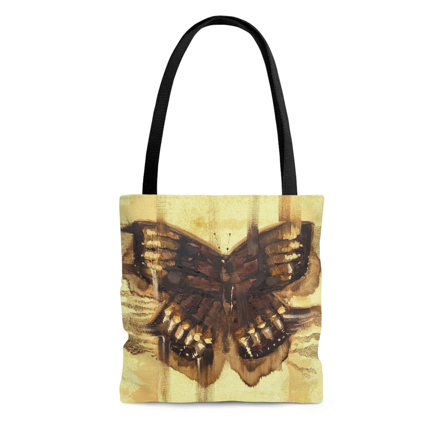 Yellow Butterfly Tote Bag