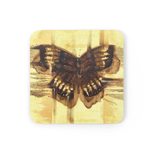 Yellow Butterfly Coaster | Kitchen Decor | Drink Accessories