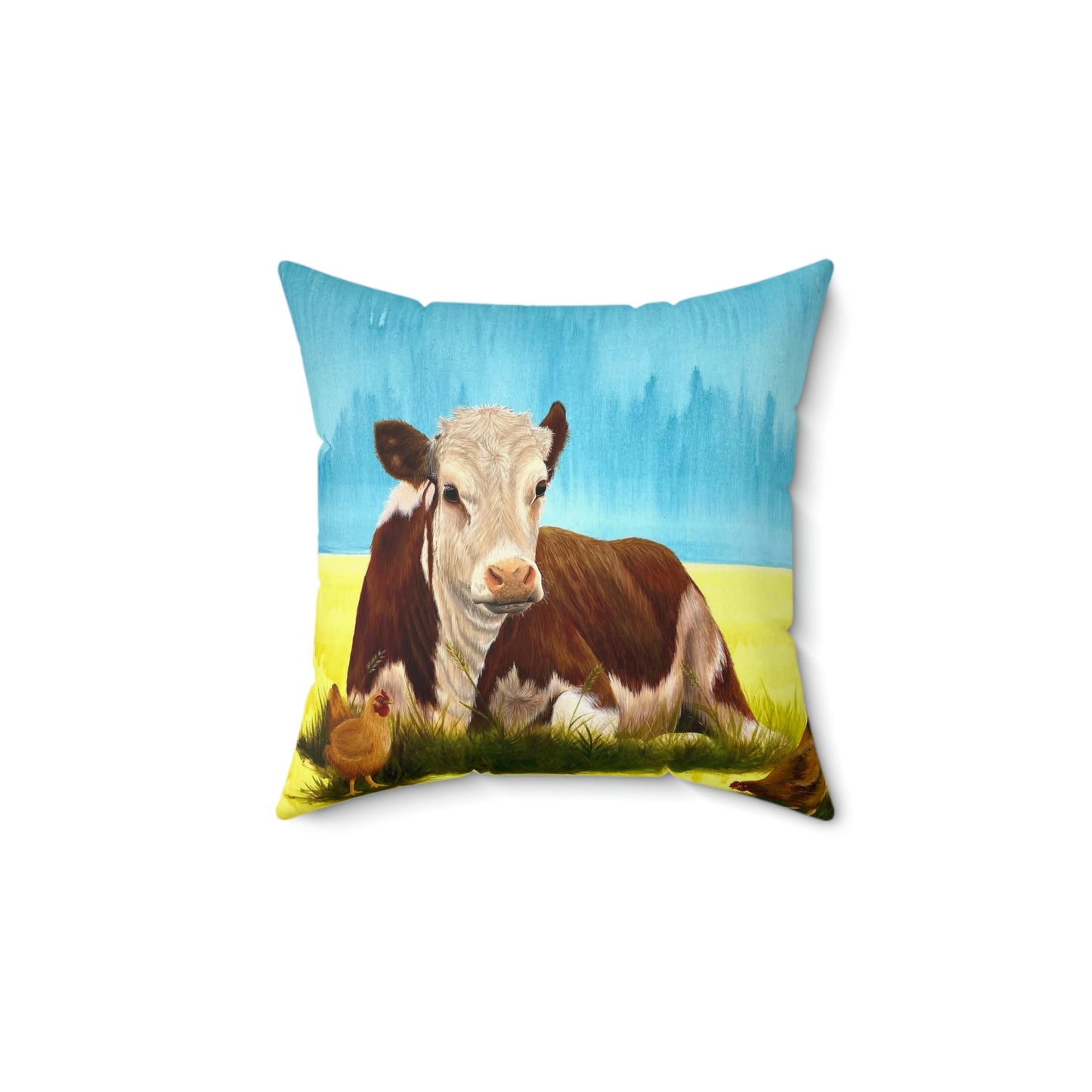 Hereford Cow Pillow