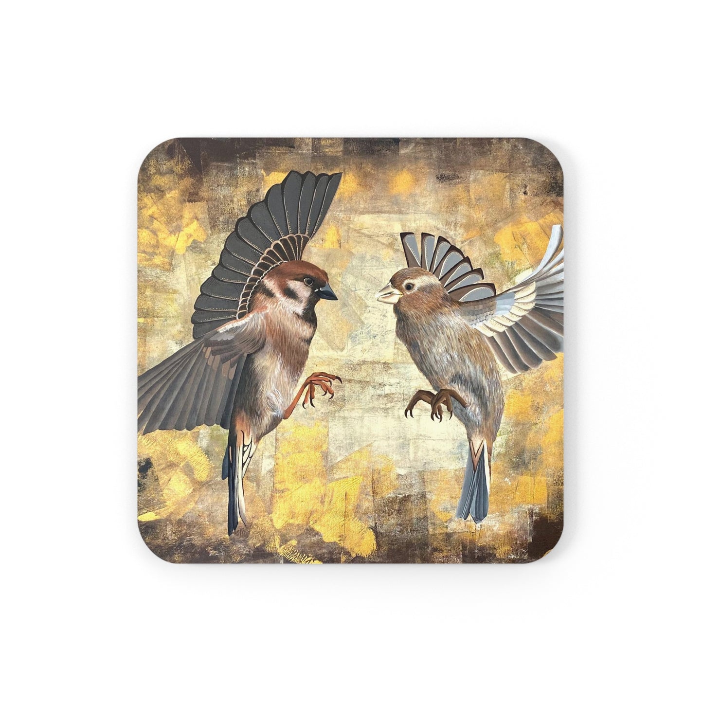 Sparrow Bird Coaster | Kitchen Decor | Drink Accessories