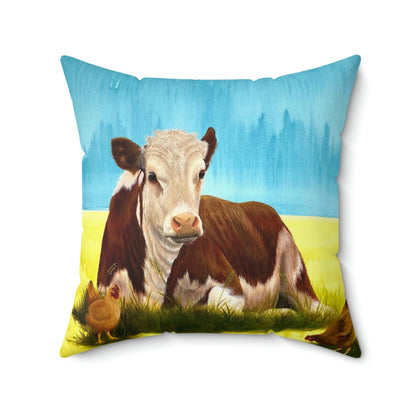 Hereford Cow Pillow