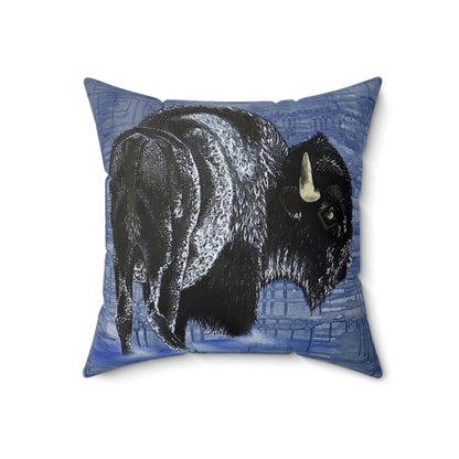 Bison Decorative Throw Pillow