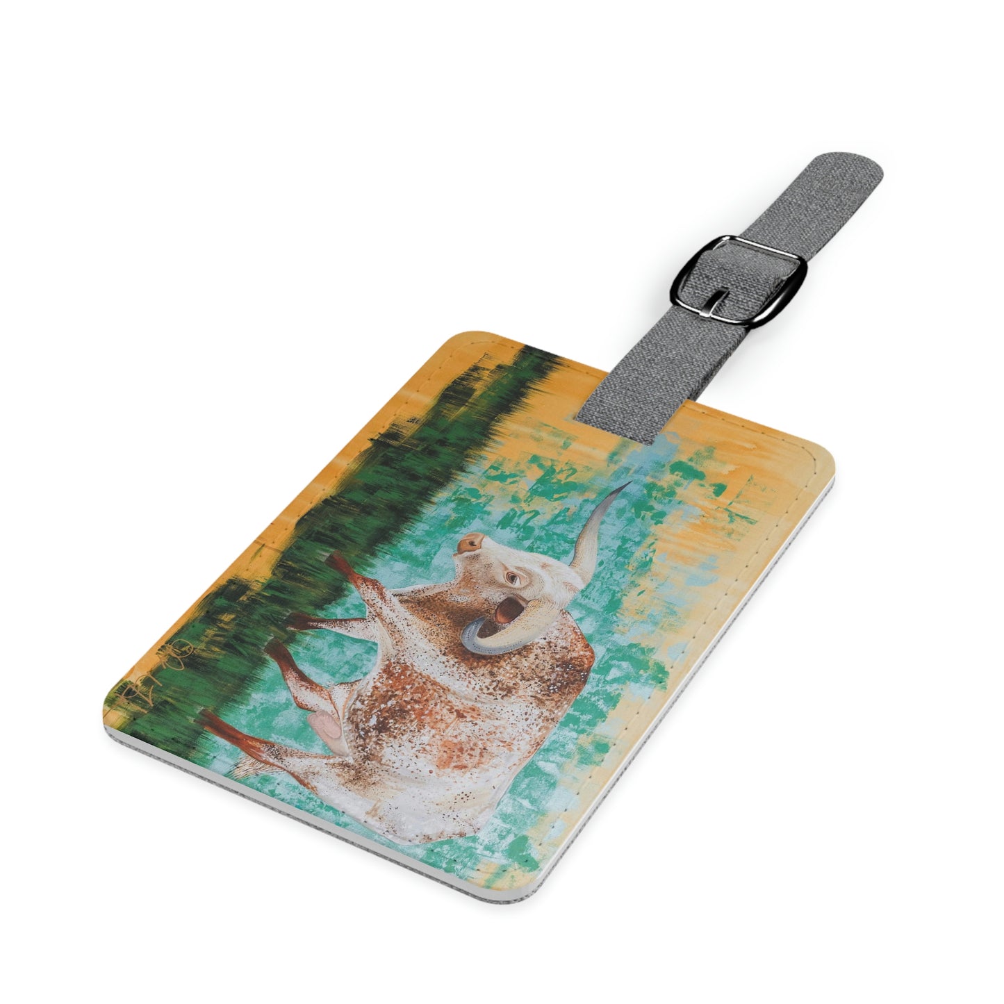 Longhorn Luggage Tag