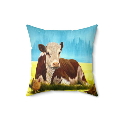 Hereford Cow Pillow