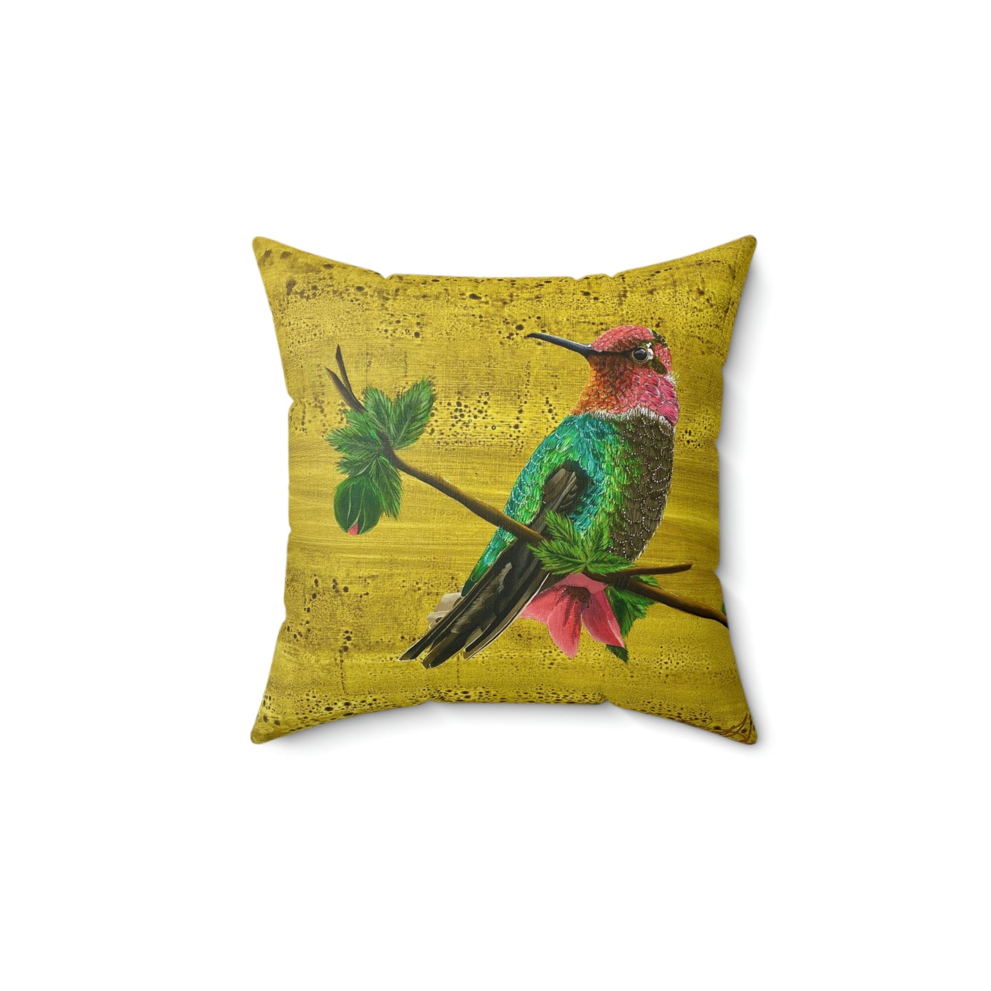 Hummingbird Throw Pillow