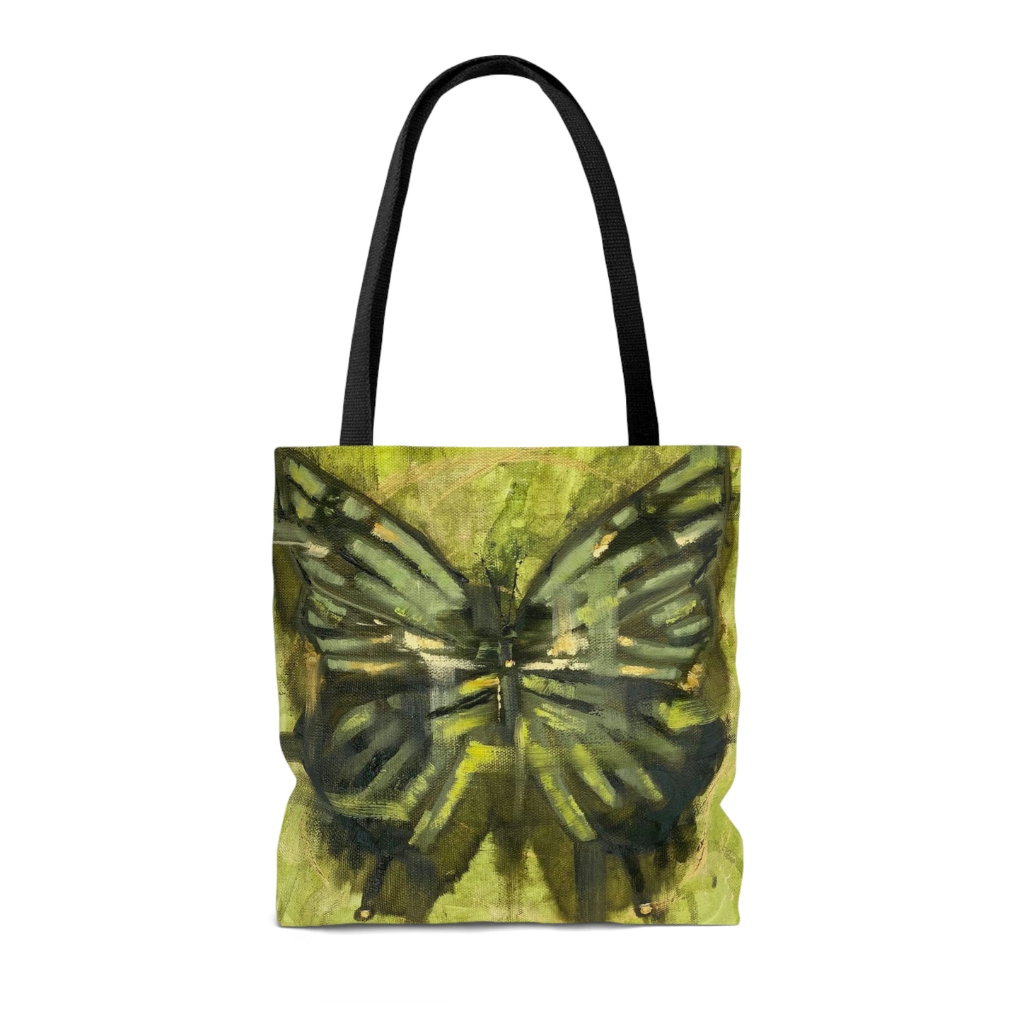 Green Butterfly Tote Bag