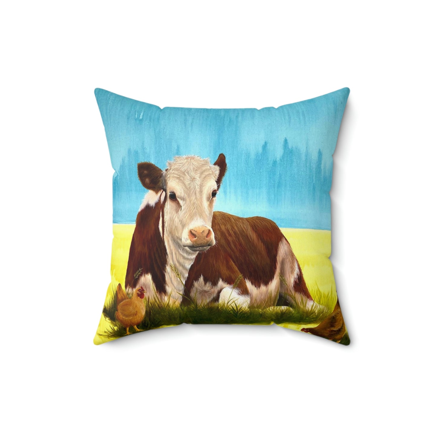 Hereford Cow Pillow